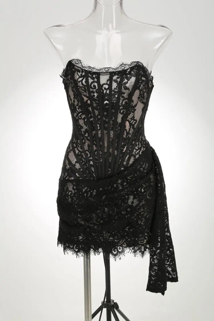 White Lace Birthday Dress