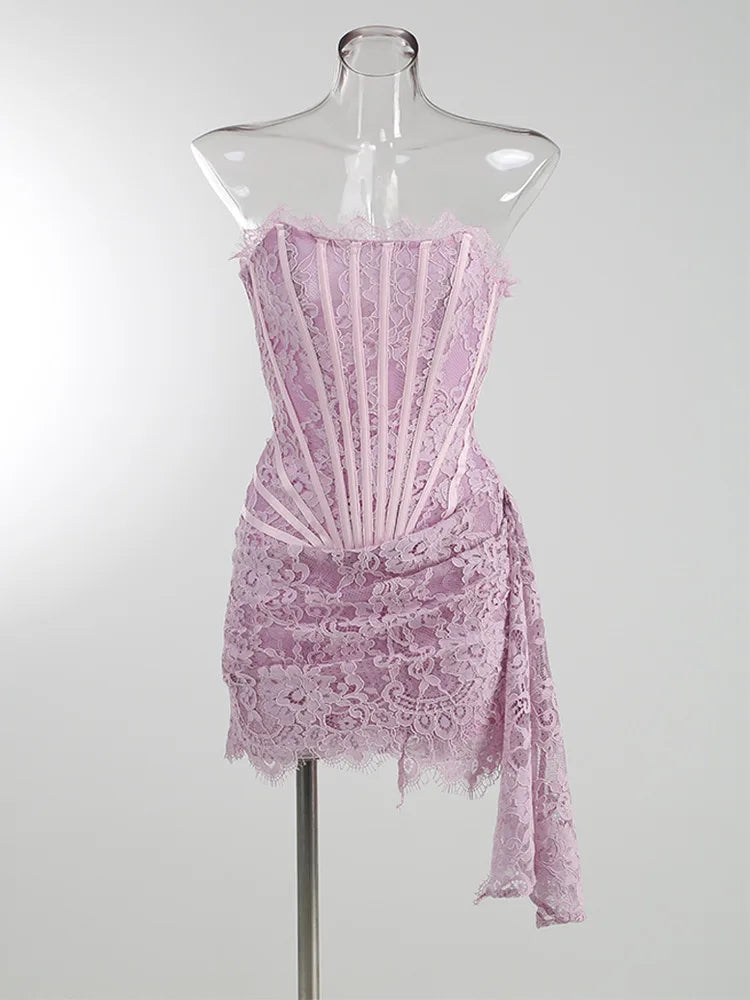 White Lace Birthday Dress